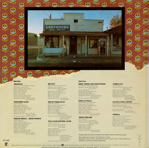 Emmylou Harris, Elite Hotel - LP