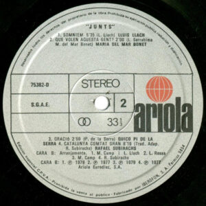 Various, Junts - LP Album Stereo: imagen 4
