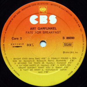 Art Garfunkel, Fate For Breakfast - LP: imagen 4