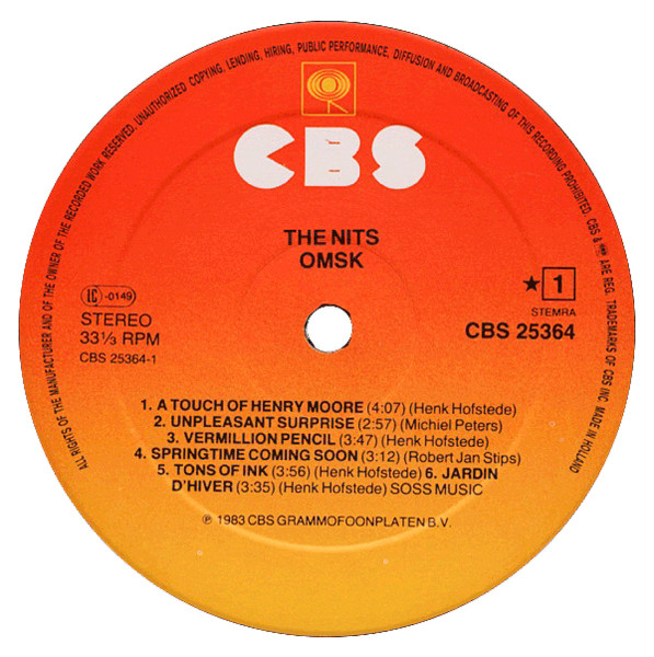 The Nits, Omsk - LP Album Stereo