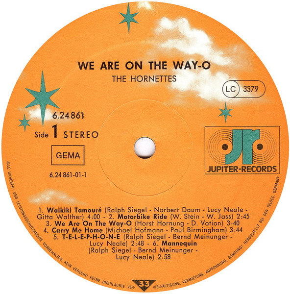 The Hornettes, We Are On The Way-O - LP