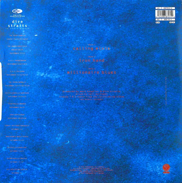 Dire Straits, Calling Elvis - Maxi Singles