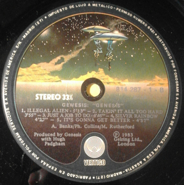 Genesis, Genesis - LP Album Stereo