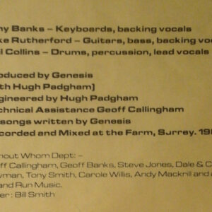 Genesis, Genesis - LP Album Stereo: imagen 8