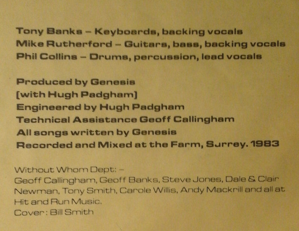 Genesis, Genesis - LP Album Stereo