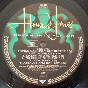 Howard Jones, Dream Into Action - LP: imagen 3