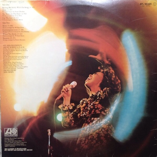 Roberta Flack, Killing Me Softly - LP