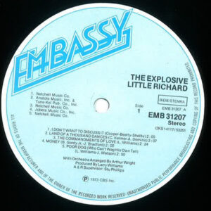 Little Richard, The Explosive Little Richard - LP: imagen 3