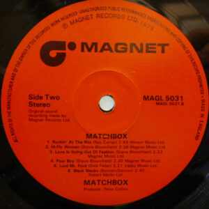 Matchbox, Matchbox - LP: imagen 4