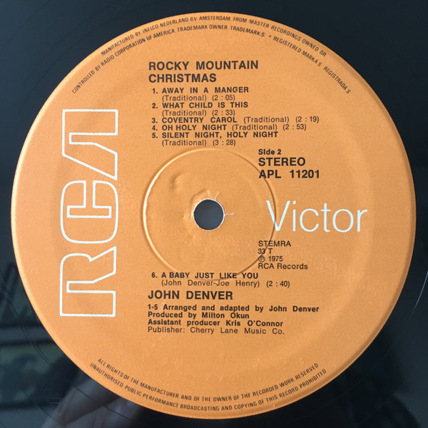 John Denver, Rocky Mountain Christmas - LP