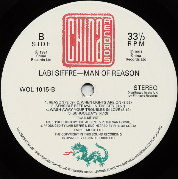 Labi Siffre, Man Of Reason - LP