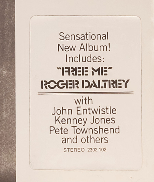 Roger Daltrey, McVicar (Original Soundtrack Recording) - LP