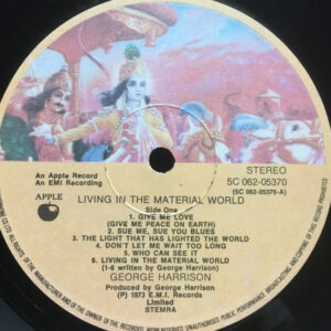 George Harrison, Living In The Material World - LP: imagen 4