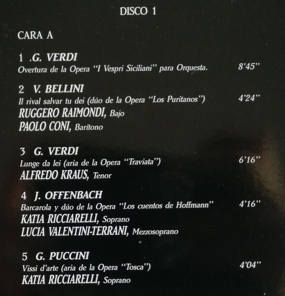 Various, Opera Stars In Concert - LP