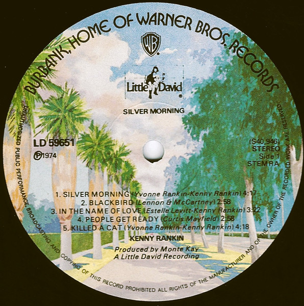 Kenny Rankin, Silver Morning - LP