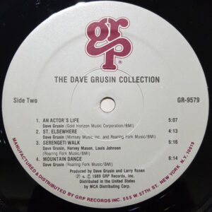 Dave Grusin, Collection - LP: imagen 4
