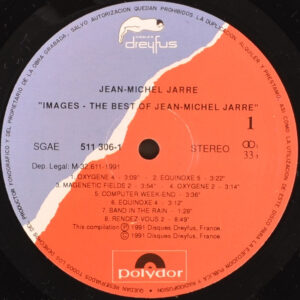 Jean-Michel Jarre, Images (The Best Of Jean Michel Jarre) - LP: imagen 4