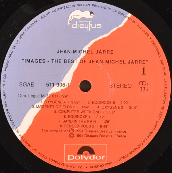Jean-Michel Jarre, Images (The Best Of Jean Michel Jarre) - LP