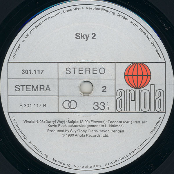 Sky, Sky 2 - LP Album Stereo