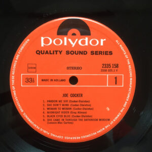 Joe Cocker, Joe Cocker - LP: imagen 4