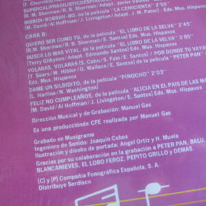 Topolino Radio Orquesta, Topolinolandia - LP: imagen 4