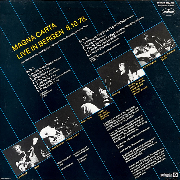 Magna Carta, Live - LP