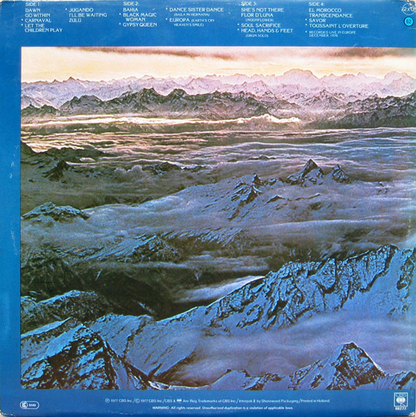 Santana, Moonflower - LP