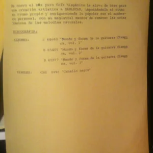 Manolo Sanlucar, Sanlucar - LP: imagen 10
