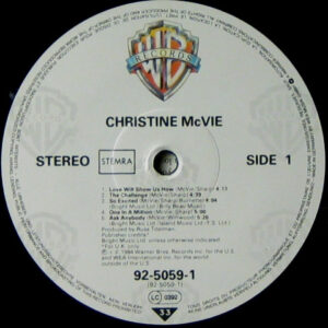 Christine McVie, Christine McVie - LP: imagen 5