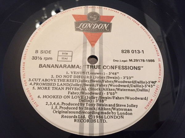 Bananarama, True Confessions - LP