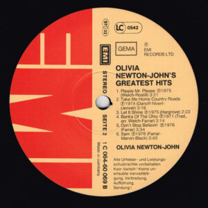 Olivia Newton-John, Olivia Newton-John's Greatest Hits - LP: imagen 4