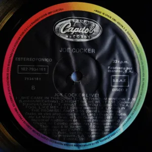 Joe Cocker, Joe Cocker Live - LP: imagen 8