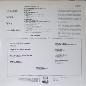 The Shadows, Walkin' With The Shadows - LP: imagen 2