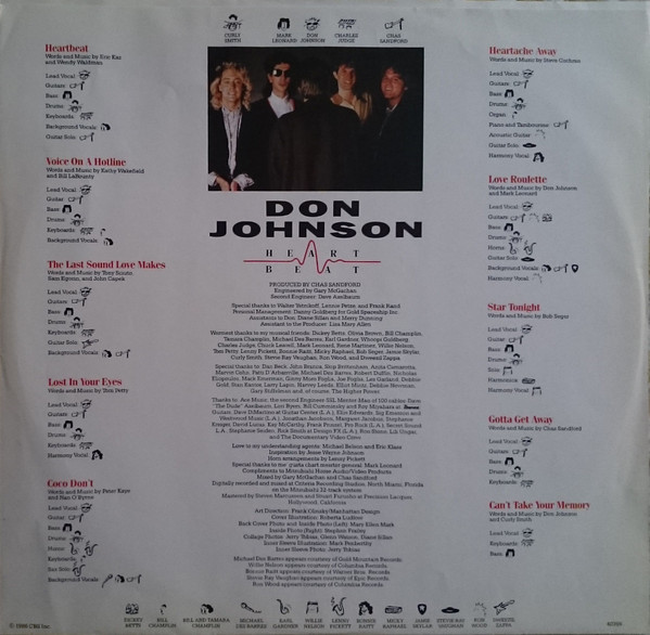 Don Johnson, Heartbeat - LP