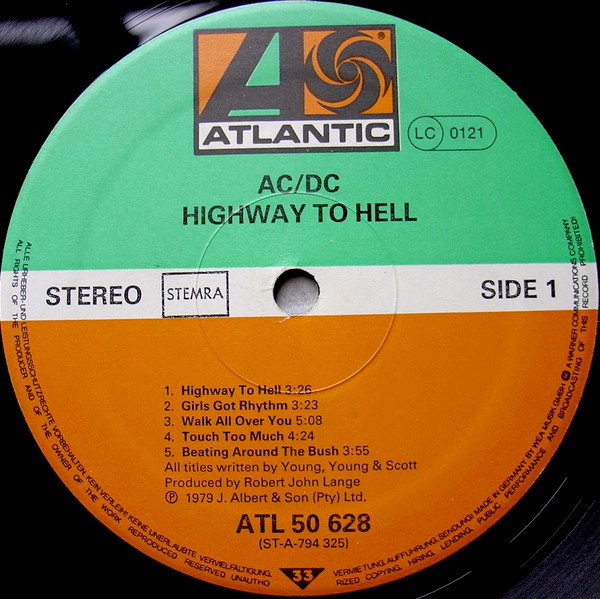 AC/DC, Highway To Hell - LP