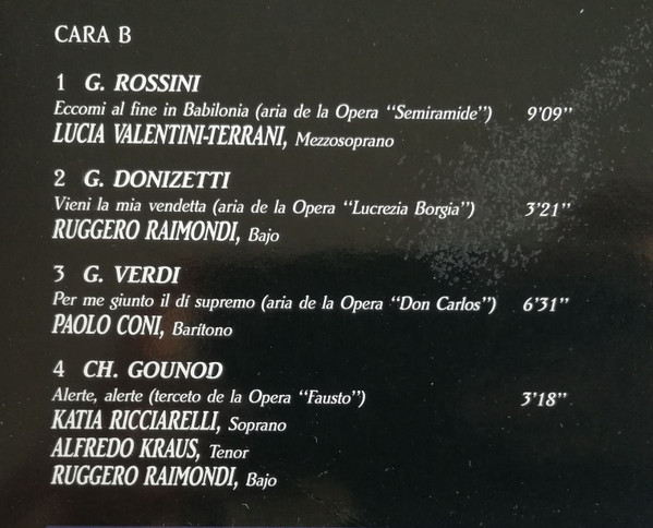 Various, Opera Stars In Concert - LP