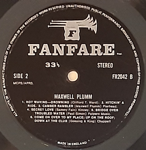 Maxwell Plumm, Maxwell Plumm - LP