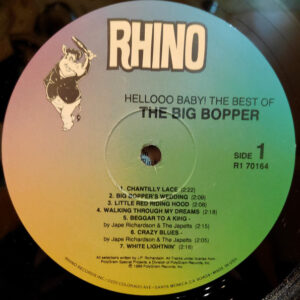 Big Bopper, Hellooo Baby! The Best Of The Big Bopper 1954 - 1959 - LP: imagen 3