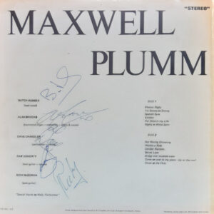 Maxwell Plumm, Maxwell Plumm - LP: imagen 2