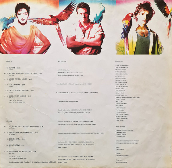 Mecano, Descanso Dominical - LP