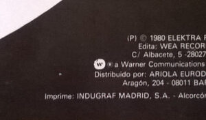 The Cars, Panorama - LP: imagen 5