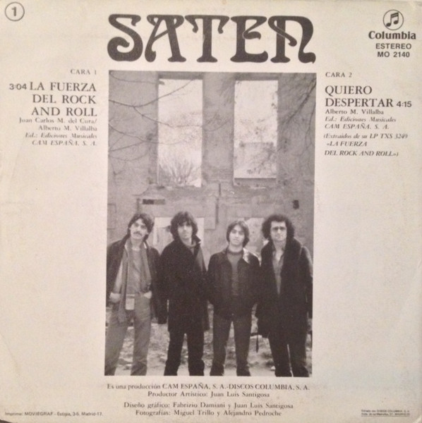 Saten, La Fuerza Del Rock And Roll - Singles
