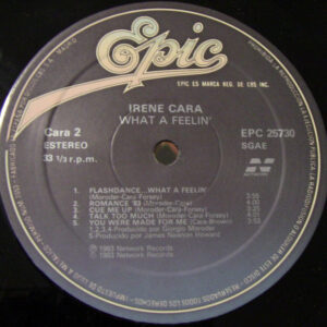 Irene Cara, What A Feelin' - LP: imagen 4