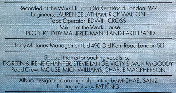 Manfred Mann's Earth Band, Watch - LP
