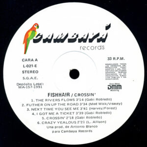Fishhair, Crossin' - LP: imagen 3
