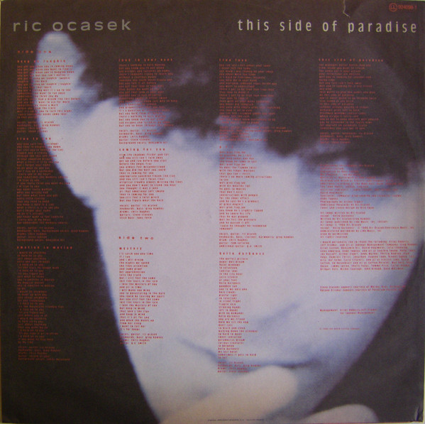 Ric Ocasek, This Side Of Paradise - LP