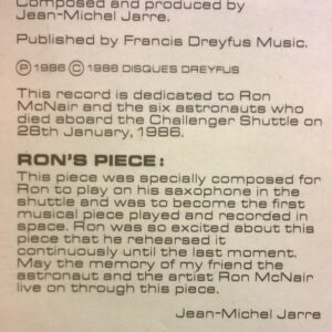 Jean-Michel Jarre, Rendez-Vous - LP: imagen 5