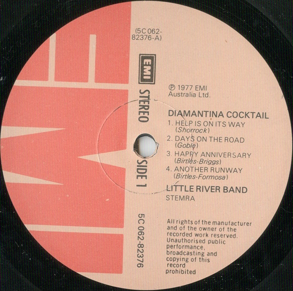 Little River Band, Diamantina Cocktail - LP