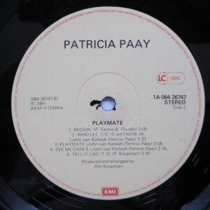 Patricia Paay, Playmate - LP: imagen 4