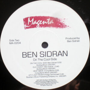 Ben Sidran, On The Cool Side - LP: imagen 4